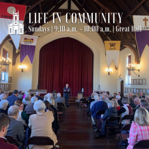 Life In Community: Growing Spiritually as a Community