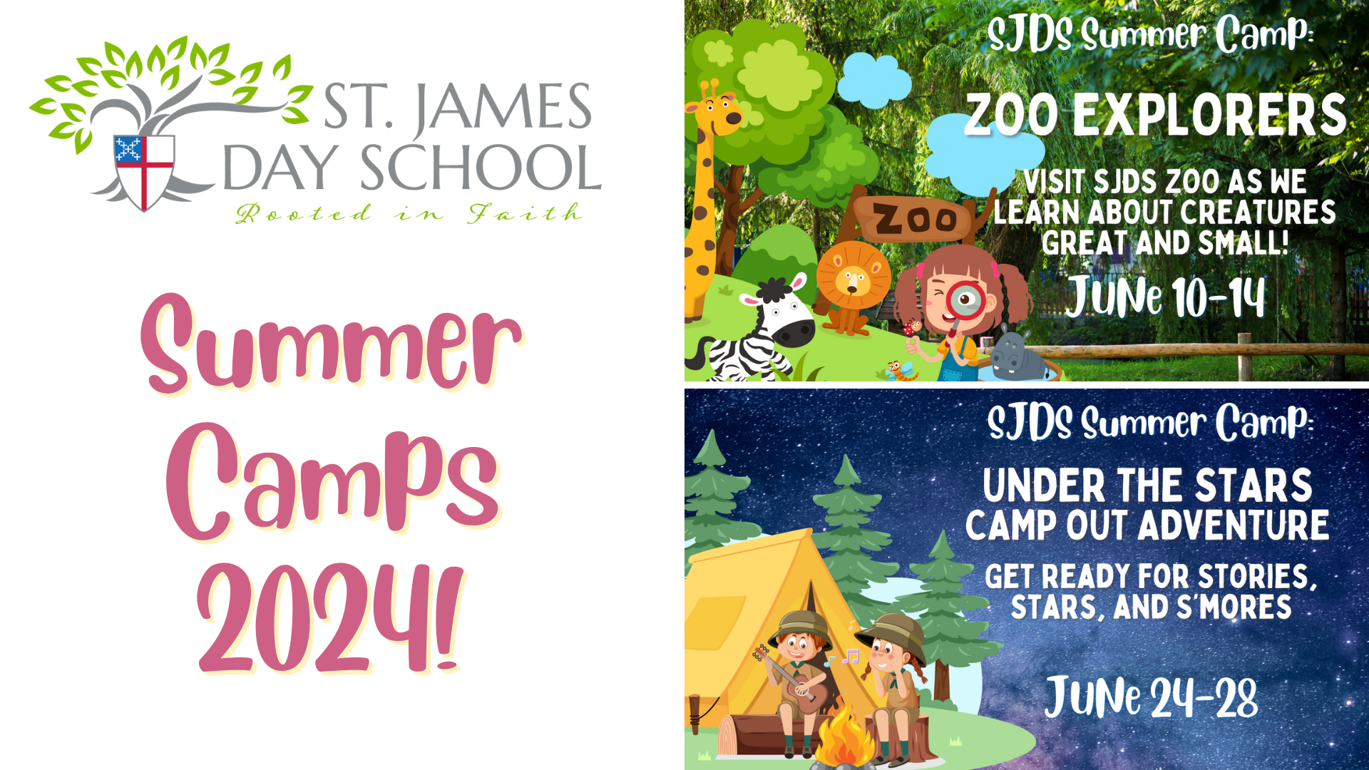 SJDS Summer Camps 2024 St. James Parish